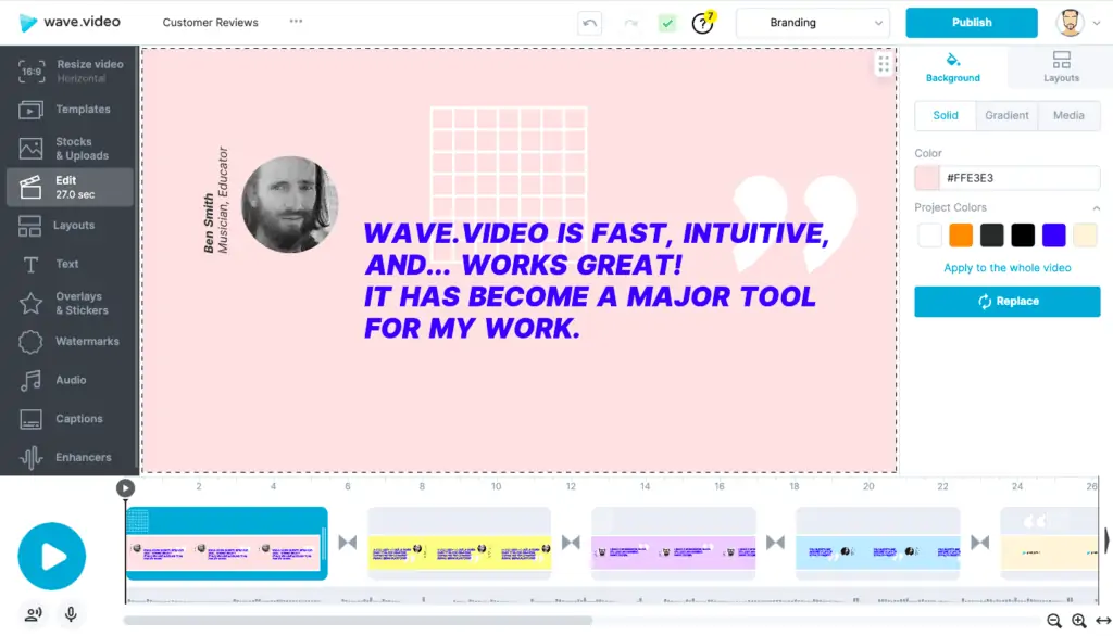 Wave.Video editor