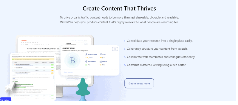 WriterZen content hub